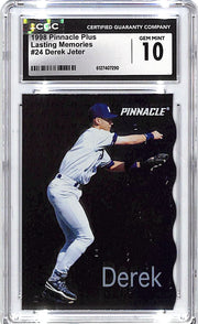 1998 Pinnacle Plus Derek Jeter Lasting Memories #24 CGC 10 Yankees