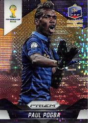 2014 Prizm World Cup Paul Pogba Yellow Red Pulsar #79 France