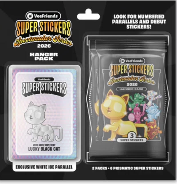 2026 VeeFriends Super Stickers Spectacular Series Hanger Pack